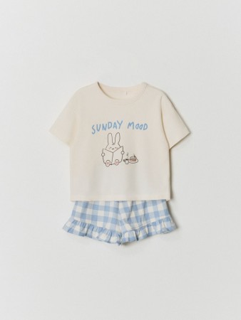 пижама с принтом для девочек - домашняя одежда