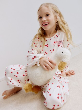 пижама с принтом для девочек - детские пижамы для детей 