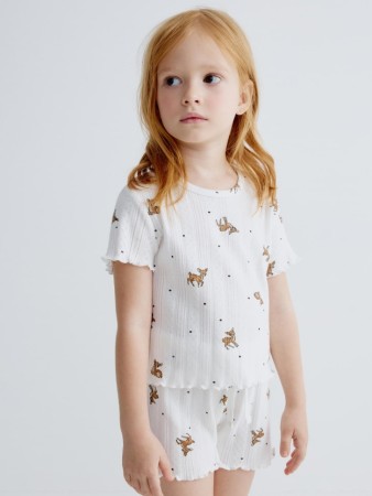 пижама с принтом для девочек - домашняя одежда для детей 