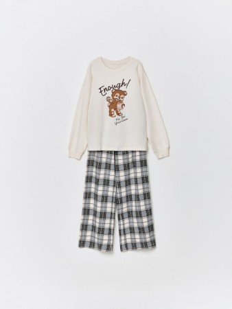 пижама с принтом для девочек - детские пижамы для девочек 