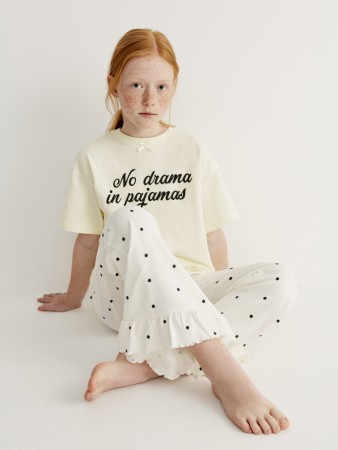 пижама с принтом для девочек - детская одежда sela 