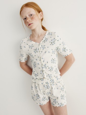 пижама с принтом для девочек - детские пижамы для девочек 