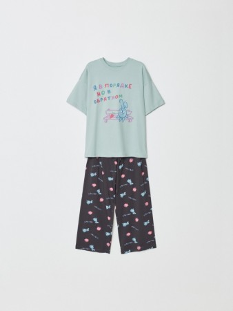 пижама с принтом для мальчиков  x смешарики - детская одежда для детей 