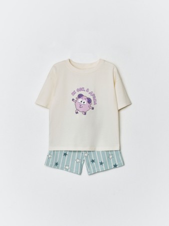 пижама с принтом для мальчиков  x смешарики - детская одежда для детей 