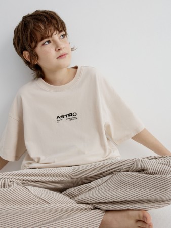 пижама с принтом для мальчиков - детская одежда российская 