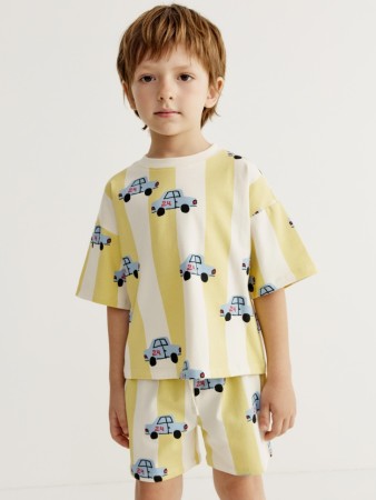 пижама с принтом для мальчиков - детская домашняя одежда