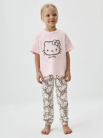 пижама с принтом hello kitty для девочек фотография