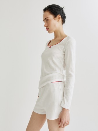 пижама с рельефным узором - женская домашняя одежда