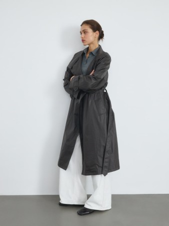 плащ с воротником-стойкой - плащи и тренчи