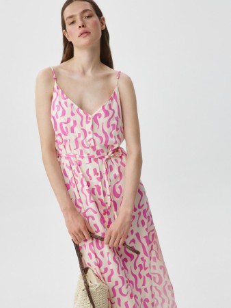 платье макси на бретелях - платья и сарафаны прилегающие 