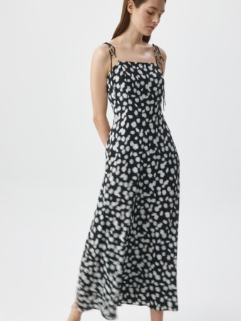 платье макси с цветочным принтом - женские платья-макси дешевые 