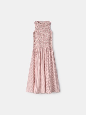 платье миди без рукавов из хлопка - женские платья без застежки 