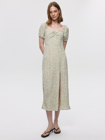 платье миди из вискозы - женские платья российские 