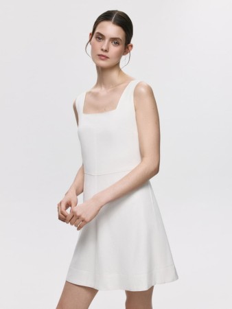 платье мини из вискозы и льна - платья-мини женские 