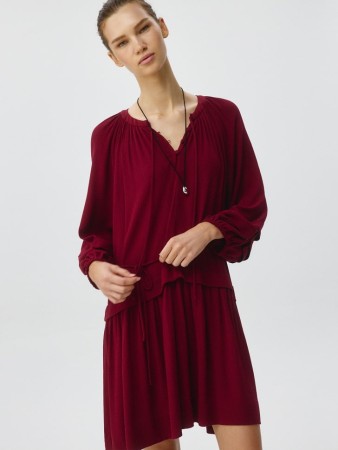 платье мини с поясом - платья-мини женские 