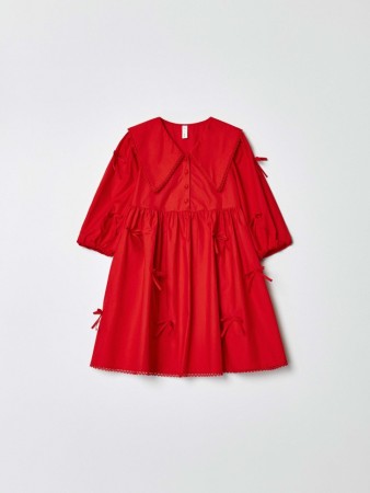 платье с бантиками для девочек - детские платья и сарафаны на застежке 