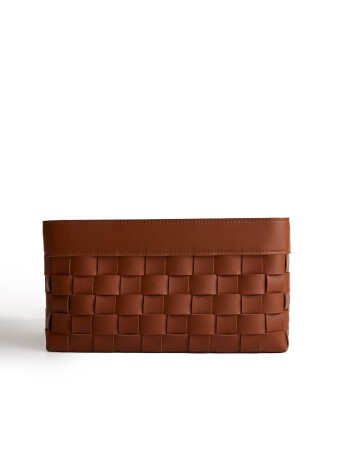 плетеная корзина для хранения с ручками - товары для дома