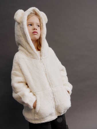 плюшевая толстовка для девочек - толстовки для девочек 