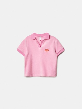 поло из махровой ткани для девочек фотография