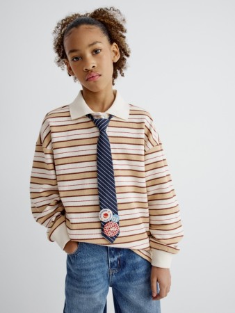 поло в полоску для девочек - детские поло для детей 