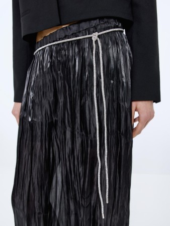 пояс длинный со стразами - женские ремни и пояса