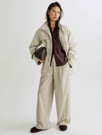 прямые брюки из хлопка с тенселем - женские джинсы и брюки