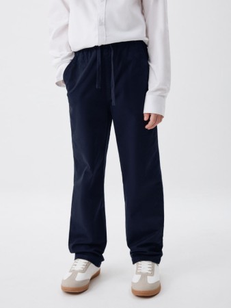 прямые брюки на резинке для мальчиков - детские джинсы и брюки для школы 