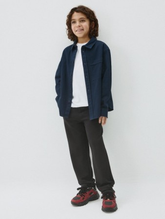 прямые брюки на резинке для мальчиков фотография