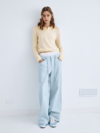 прямые брюки на заниженной талии из линейки  young - детская одежда, обувь и аксессуары для всех возрастов