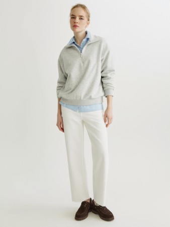 прямые джинсы с необработанным низом - женские джинсы для взрослых 