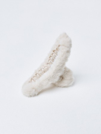 пушистая заколка краб для девочек - детская одежда, обувь и аксессуары пластиковая 