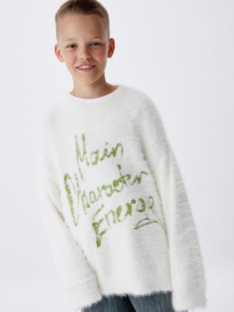 пушистый джемпер с kuromi детский - детская одежда, обувь и аксессуары для всех возрастов жаккардовая 