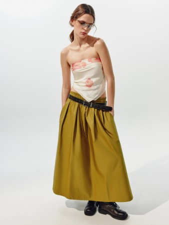 расклешенная юбка миди из линейки  young фотография