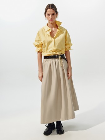 расклешенная юбка миди из линейки  young фотография