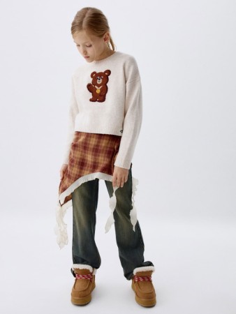 расклешенные джинсы bootcut для девочек фотография