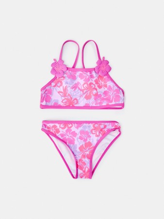 раздельный купальник с принтом для девочек - детская одежда российская 