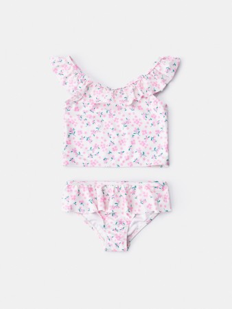 раздельный купальник с принтом для девочек - детская одежда российская 