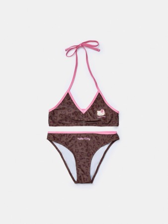 раздельный купальник с принтом hello kitty для девочек - детская одежда, обувь и аксессуары для всех возрастов российская 