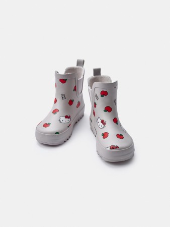 резиновые ботинки c принтом hello kitty для девочек - детская одежда, обувь и аксессуары для всех возрастов текстильная 
