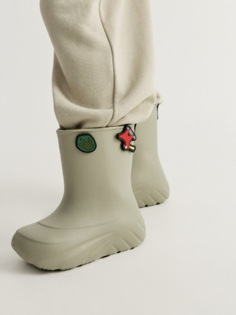 резиновые сапоги c декором для мальчиков - детская обувь для мальчиков 