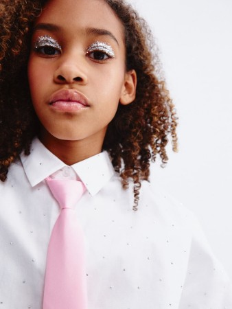 розовый атласный галстук детский - детская одежда, обувь и аксессуары для всех возрастов узкая 