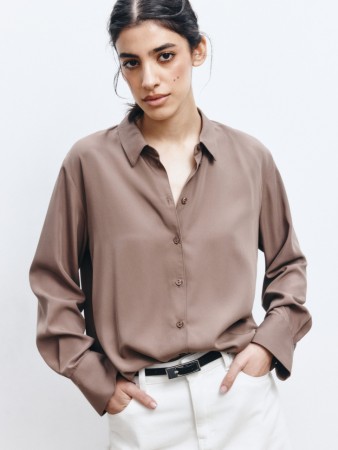 рубашка из смесового модала премиум качества фотография