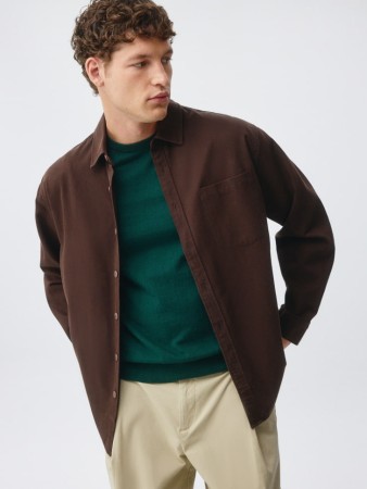 рубашка из твила и тенселя - мужская одежда, обувь и аксессуары из твила 