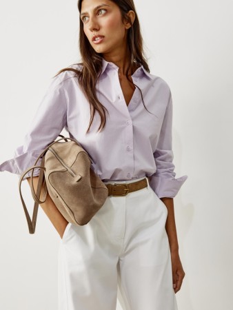 рубашка классическая из хлопка со стиркой фотография