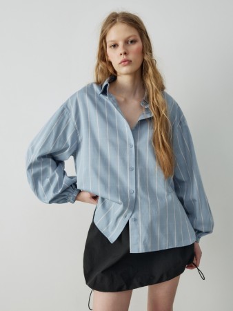 рубашка оверсайз в клетку из линейки  young - детские рубашки