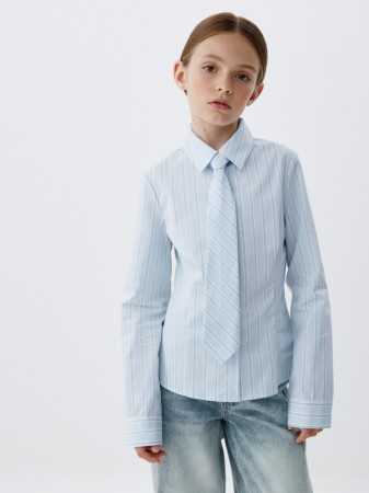 рубашка с галстуком для девочек фотография