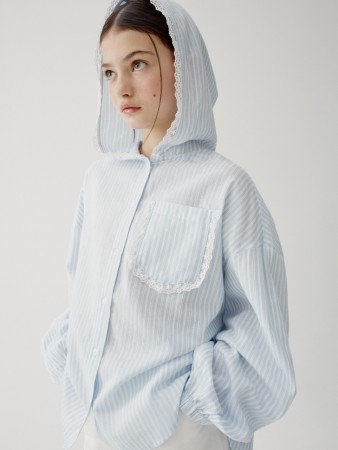 рубашка с капюшоном для девочек фотография