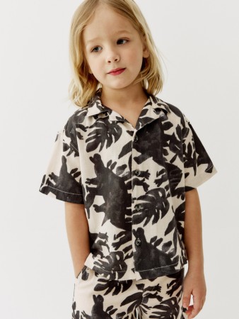 рубашка с коротким рукавом для мальчиков - детские блузы и рубашки из вискозы 