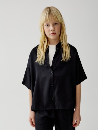 рубашка с короткими рукавами для девочек фотография