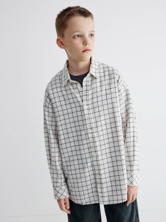 рубашка в клетку для мальчиков - детские блузы и рубашки